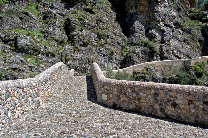 ''il dosso del ponte a schiena d’asino sul Raganello'' - Civita