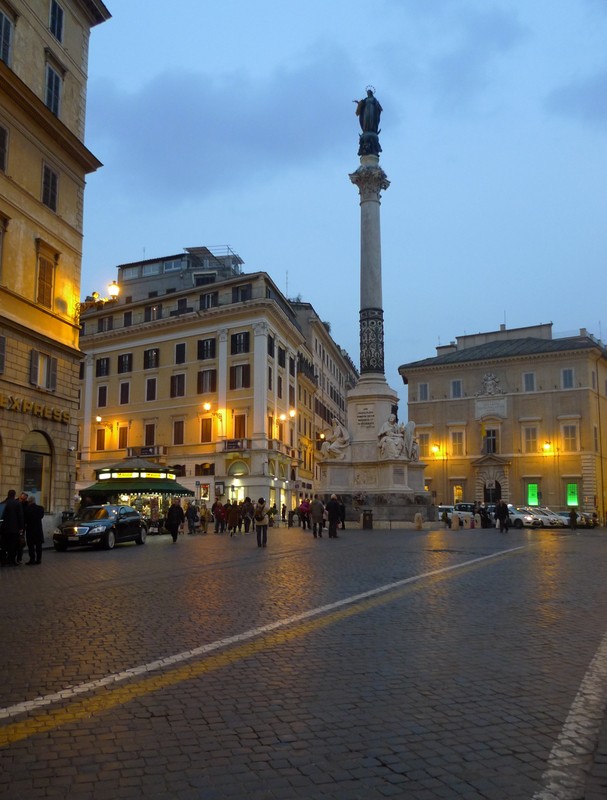 ''Crepuscolo in Piazza Mignanelli'' - Roma