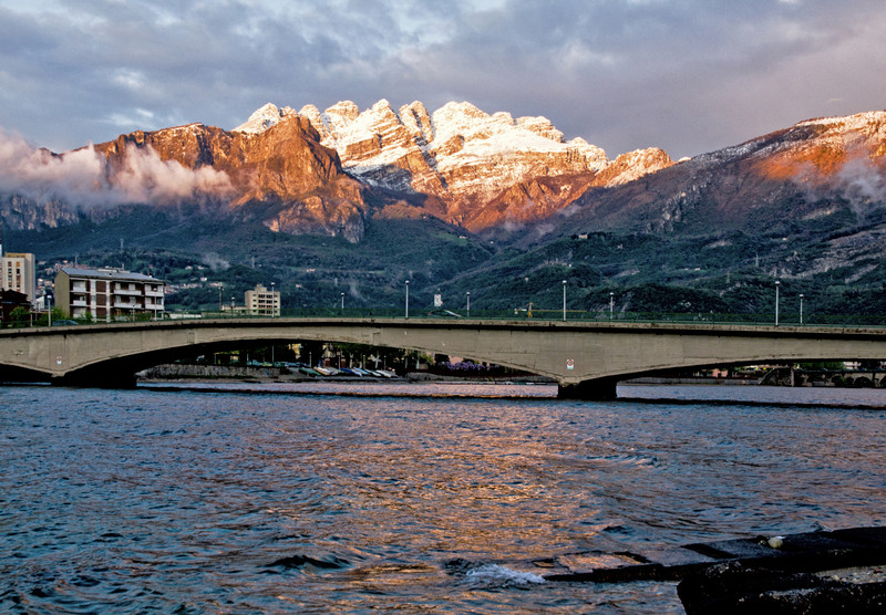 ''Al tramonto dopo un temporale – Ponte Kennedy'' - Lecco