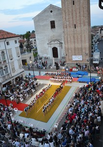 La ginnastica in piazza