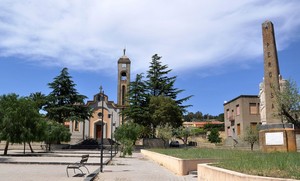 Piazza della Bonifica a Pergusa (Enna)