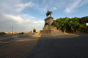 Piazzale Garibaldi al Gianicolo
