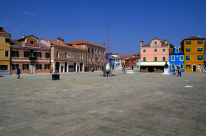 la piazza del Museo del Merletto