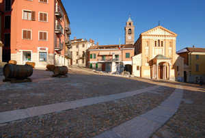 In Piazza S. Giacomo con le botti