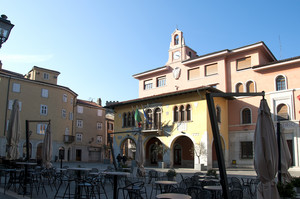 Piazza Marconi senza turisti