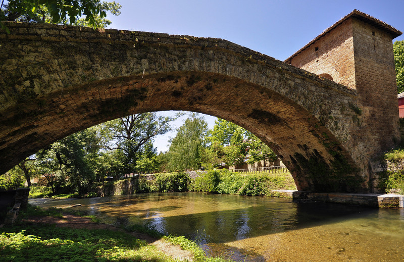 ''acqua gelida sotto il ponte'' - Subiaco
