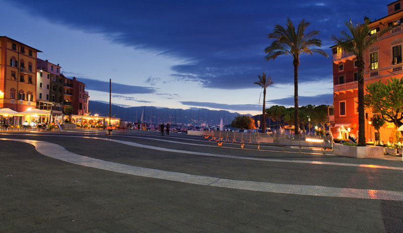 ''Tramonto in p.zza'' - Lerici