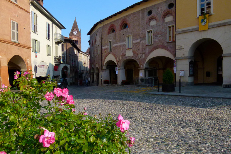 ''PIAZZA CONTE ROSSO AD AVIGLIANA'' - Avigliana