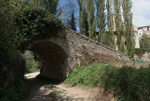Castel San Felice (PG): ponte vicino l’abbazia di San Felice.