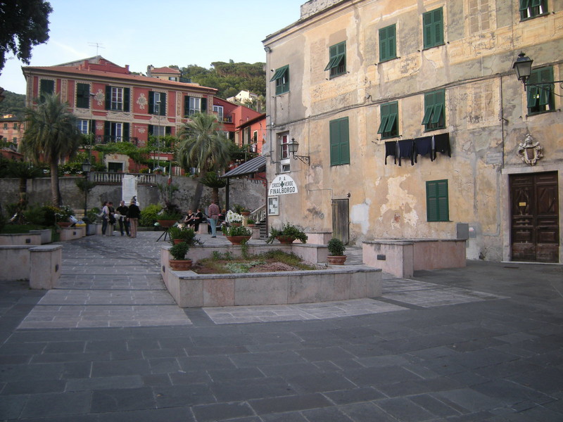 ''Finalborgo, Piazza Milite Ignoto'' - Finale Ligure