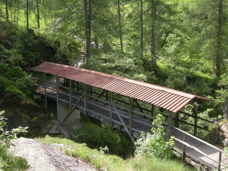 ''Alagna, ponte coperto'' - Alagna Valsesia