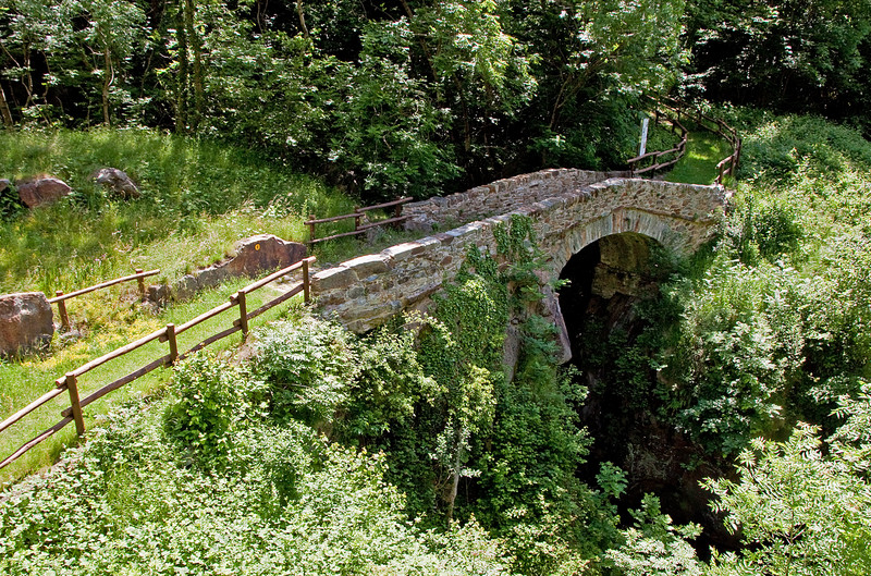 ''Ponte sull’orrido di Guillemore'' - Fontainemore