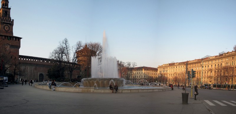 ''Piazza Castello'' - Milano