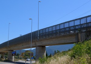 Viadotto lungo la SS 85 per Isernia