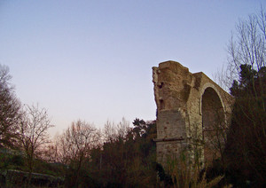 Ponte Augusto al Tramonto