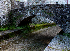 Piccolo ponte in pietra a Codiponti