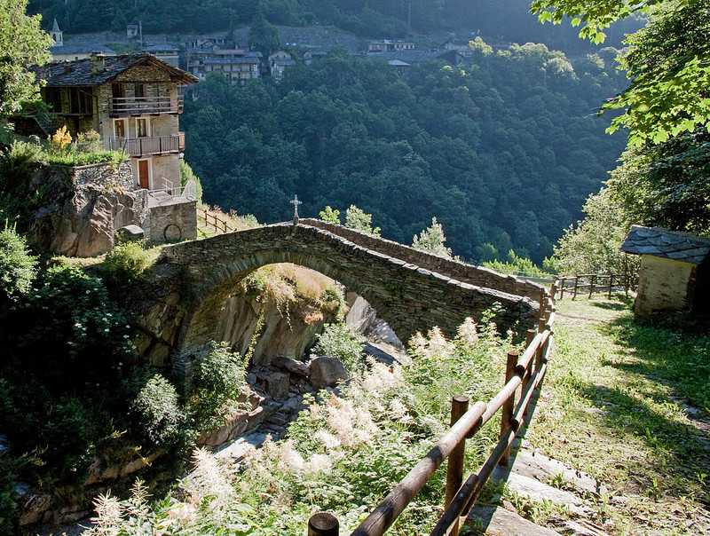 ''Ponte sul torrente Manda a Pontboset'' - Pontboset
