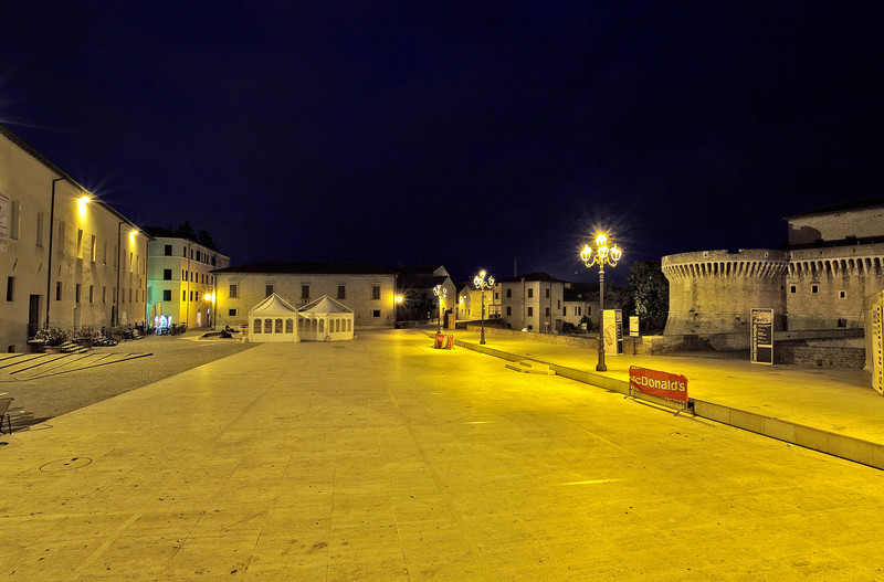 ''Piazza con castello 2'' - Senigallia