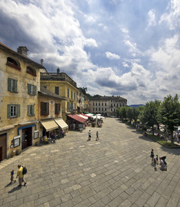 Piazza Motta dall’alto