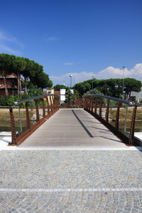 Ponte ciclo-pedonale sul porto canale di Cervia