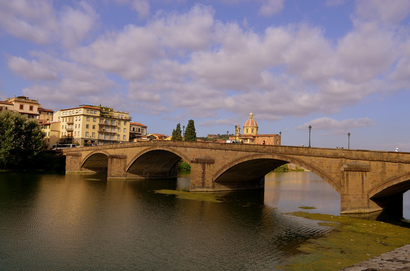 ''Ponte alla carraia sotto le nuvole'' - Firenze