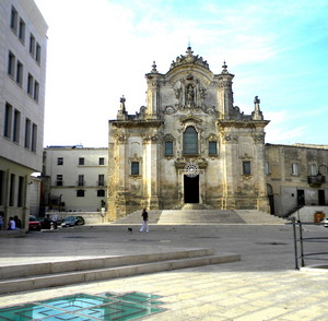 Matera piazza San Francesco d’Assisi