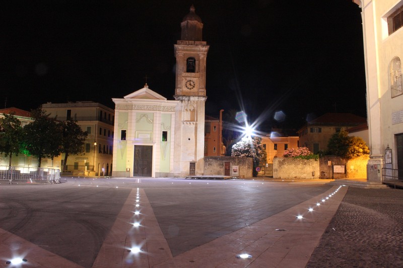 ''la piazza della chiesa #2'' - Loano