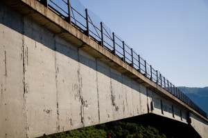 Il viadotto da demolire