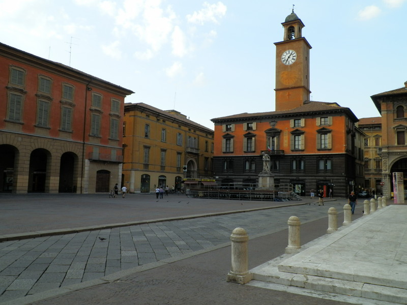 ''Piazza Prampolini dal sagrato del Duomo'' - Reggio Emilia