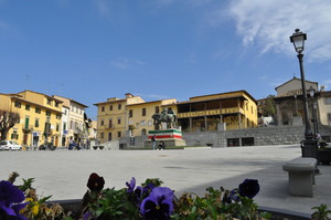 La piazza di “Faesulea”.