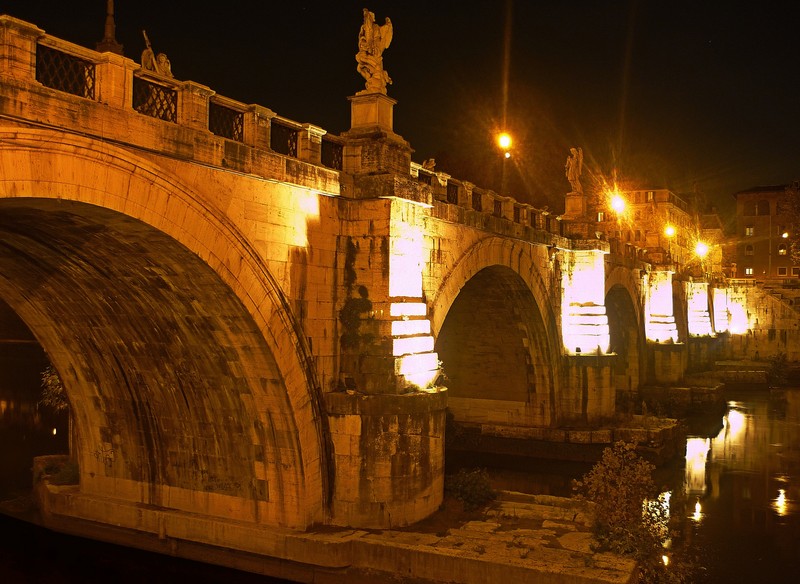 ''Notturna di Ponte Sant’Angelo'' - Roma