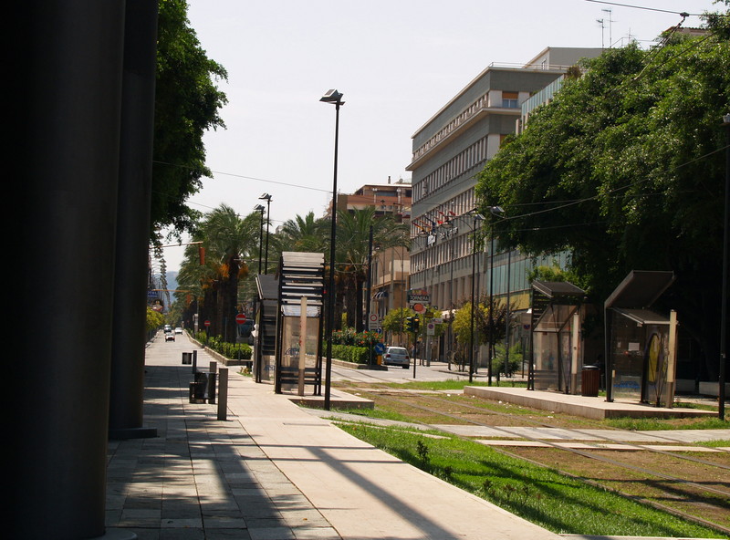 ''Piazza Cairoli a ferragosto'' - Messina
