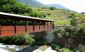 Ponte di legno sul torrente Valfontana