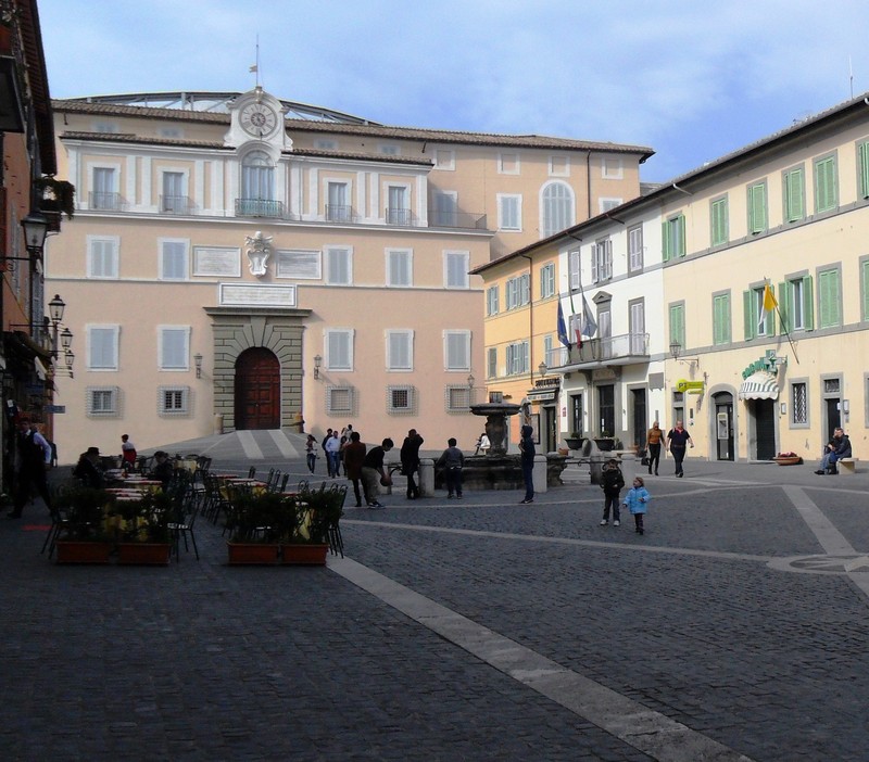 ''Piazza della Liberta’ e il Papa.'' - Castel Gandolfo