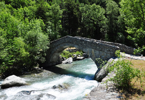 Vervaz: ponte sul torrente Evançon