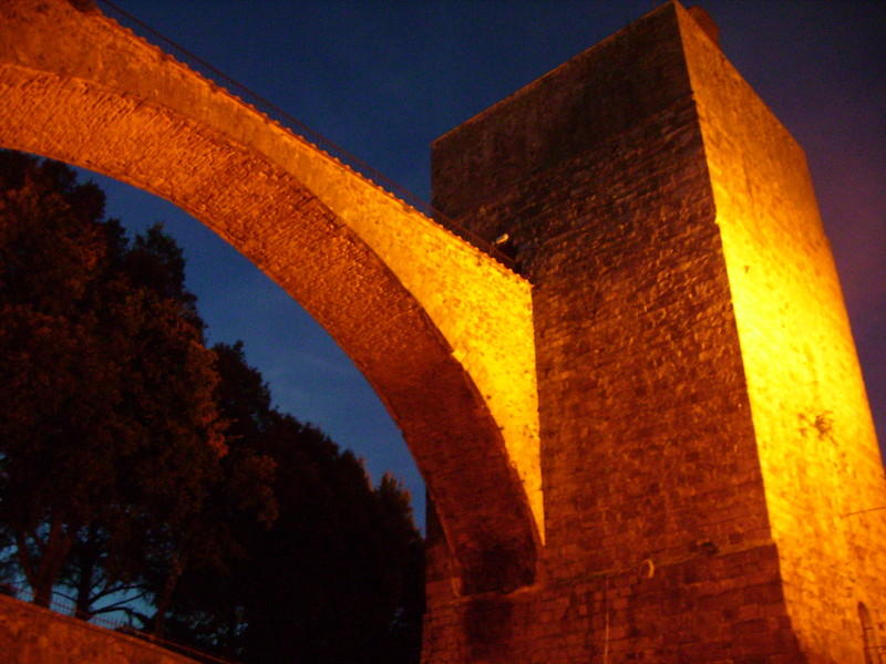 ''Notturno con la Torre del Candeliere'' - Massa Marittima