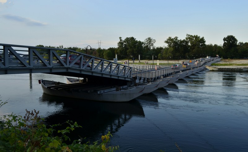''il ponte di chiatte'' - Bereguardo