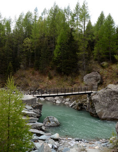 Ponte sul Mallero del sentiero per Alpe Lagazzuolo