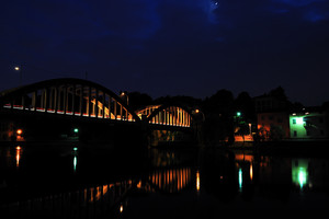 Il ponte in notturna…