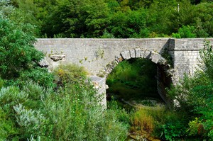 Ponte romano sul fiume Burano