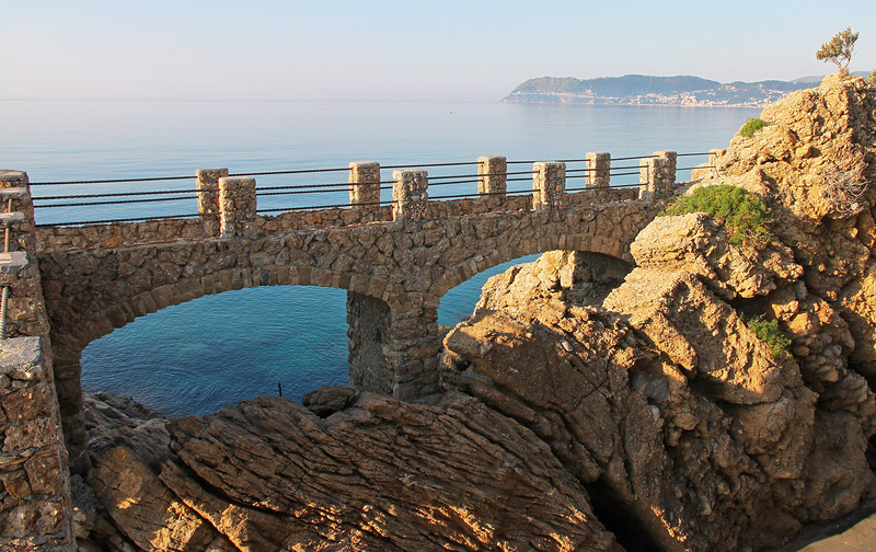 ''Ponte pedonale presso la Cappelletta di Alassio'' - Alassio