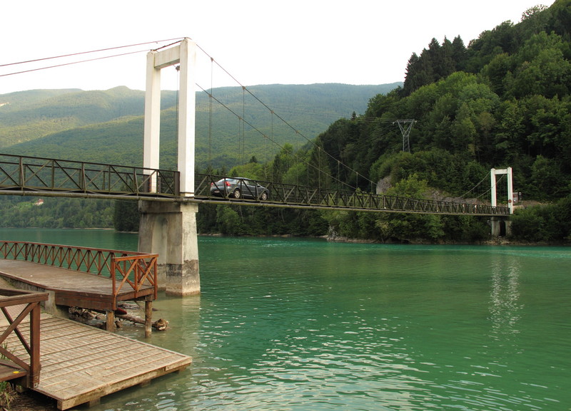 ''Passerella carrabile, lago di Barcis'' - Barcis