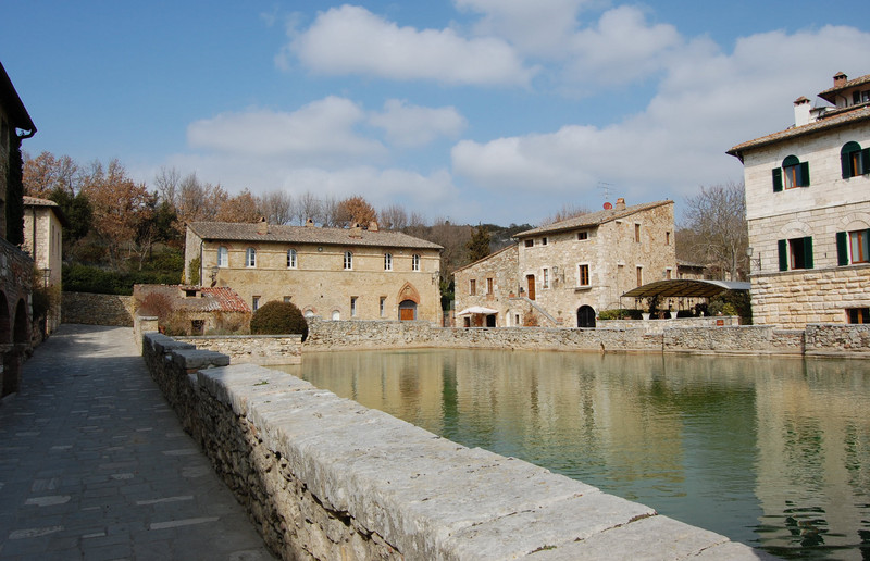 ''La piazza di Bagno Vignoni'' - San Quirico d'Orcia