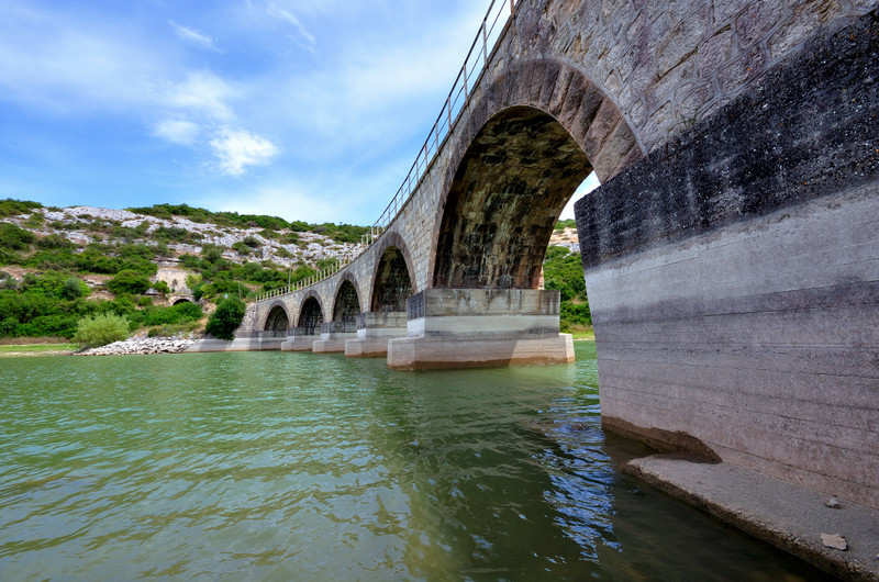 ''Ponte Ferroviario sul lago Is Barrocus'' - Isili