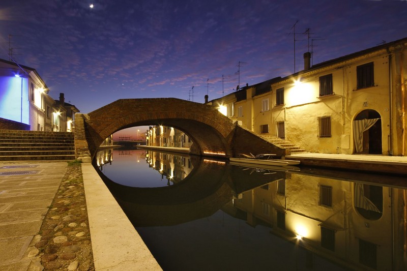 ''Ponte di Comacchio al tramonto'' - Comacchio
