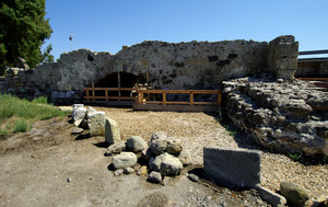 Ponte romano in rifacimento