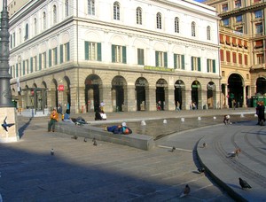 Piazza De Ferrari nel cuore di Genova