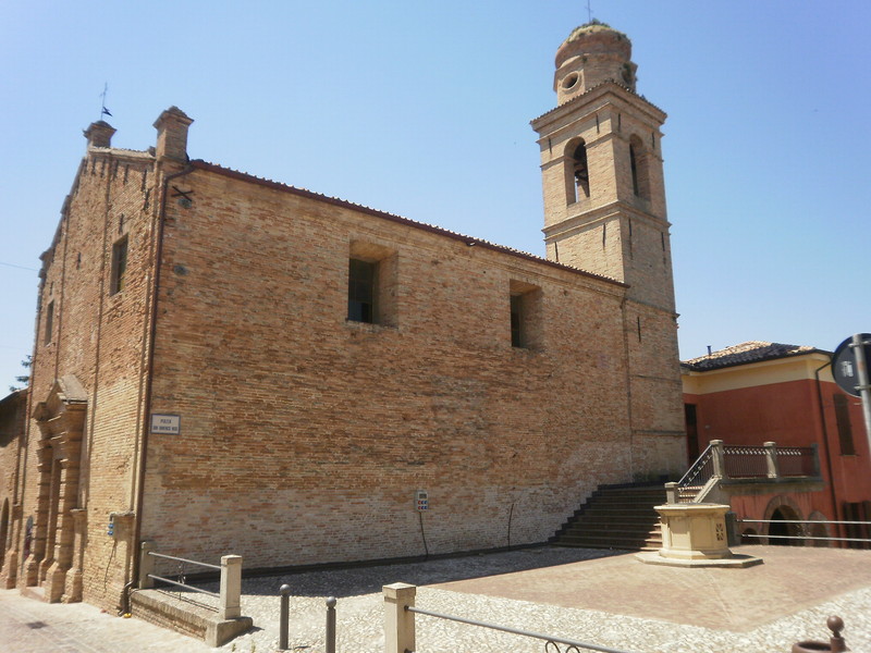 ''La Piazza vicino al convento'' - Saludecio