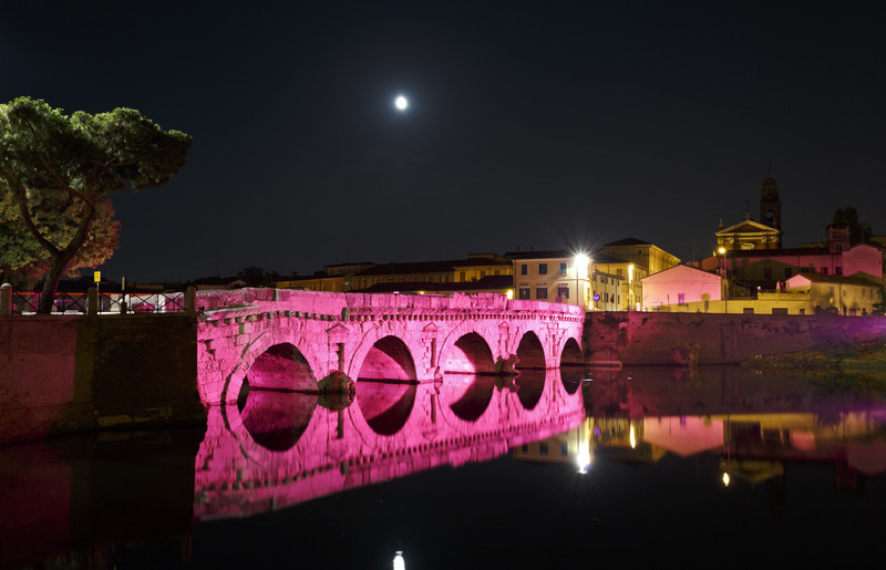 ''Ponte rosa'' - Rimini