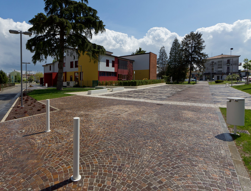 ''Piazza Cesarotto dopo il temporale'' - Casalserugo